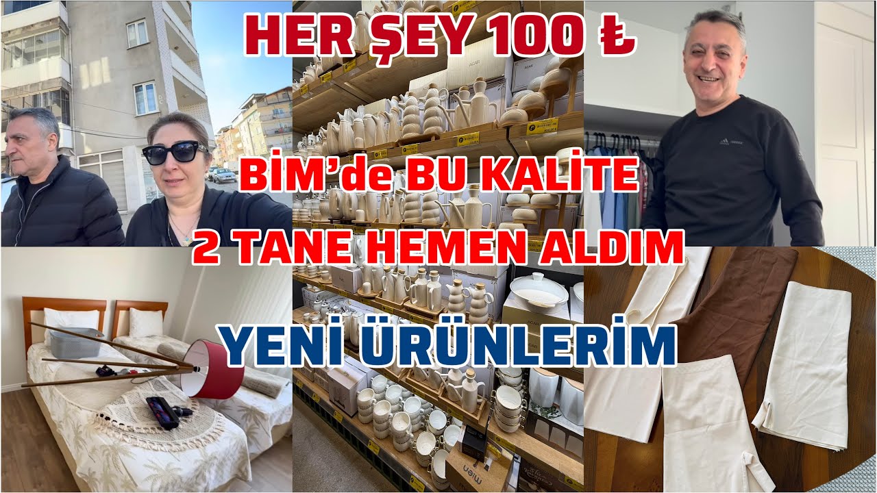 HER ŞEY 100 ₺😳BİM’de BU KALİTE KAÇMAZ❓2 TANE KAPTIM✅YENİ ÜRÜNLERİM ÇOK GÜZEL🤎YENİ AÇILMIŞ GEZELİM 🚨