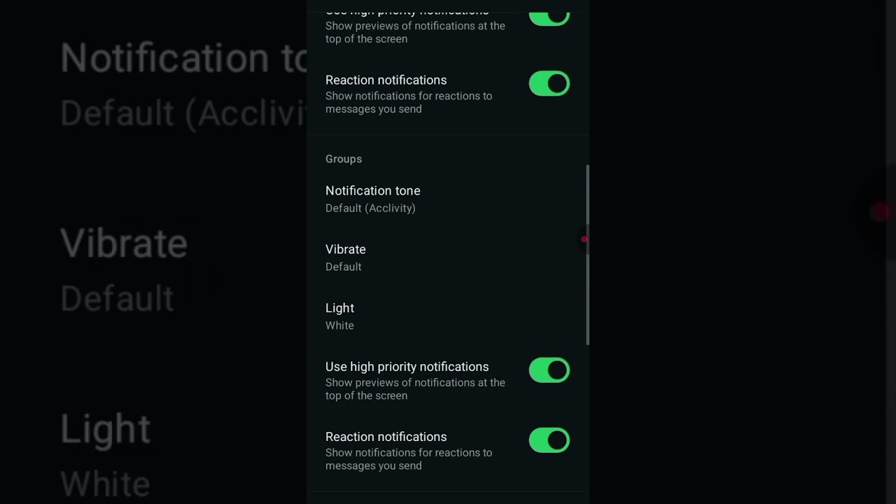 Notification Update New Settings #new #notification #update #whatsapp
