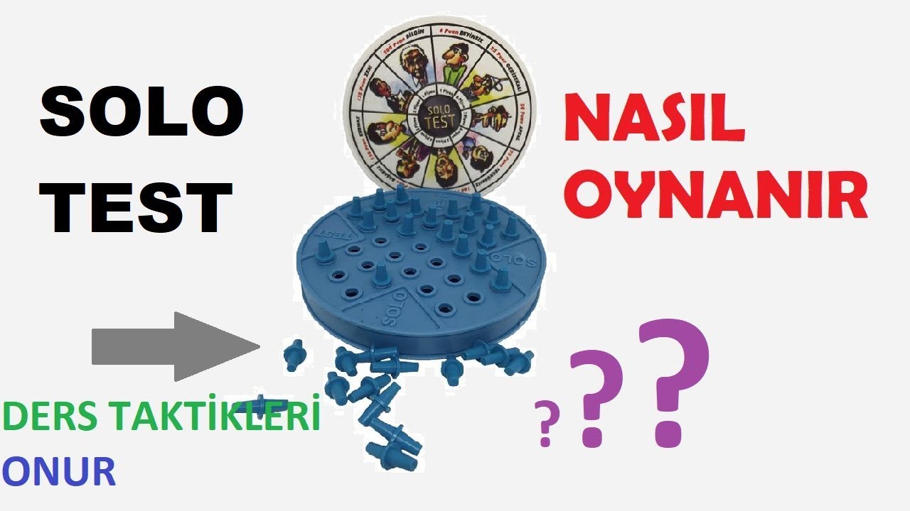 Zeka Oyunu SOLO TEST Nasıl Oynanır?! Kendi Zekanızı Test Edin - Zeka Oyunları #2