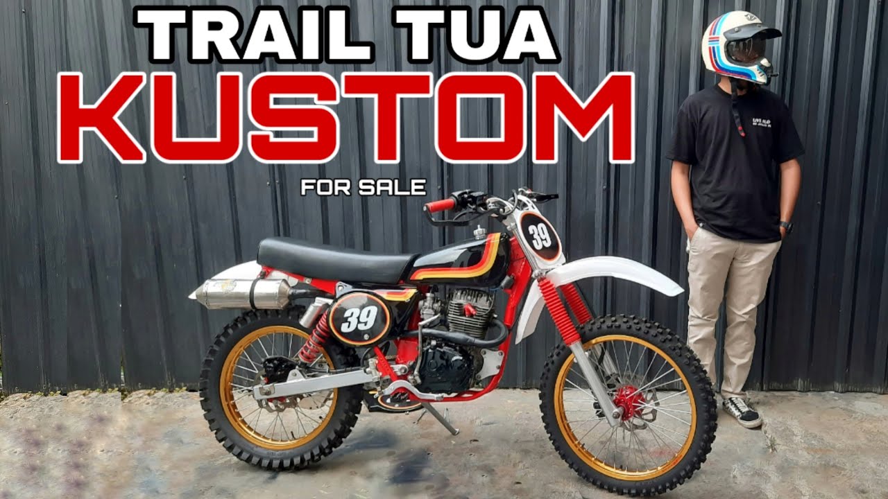 trail klasik custom trail tua kustom  trail kastem basic megapro I trail jadul geng tril tua
