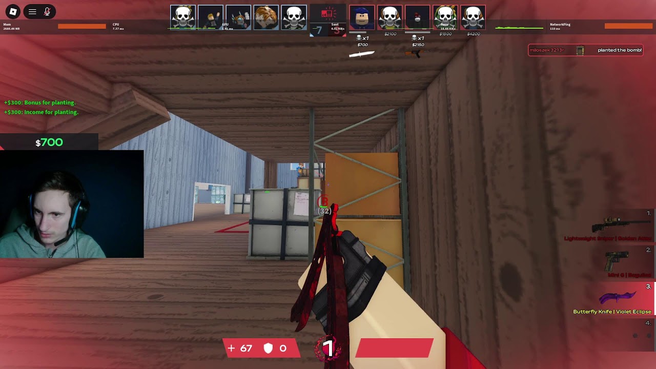 Playing Counter-Strike (Defusal) in Roblox | Live (Polish/English)