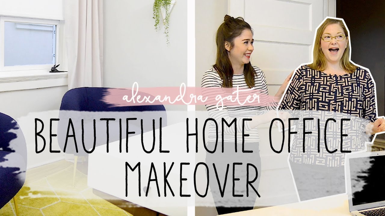 Bedroom Turned Home Office Makeover | Budget Decor