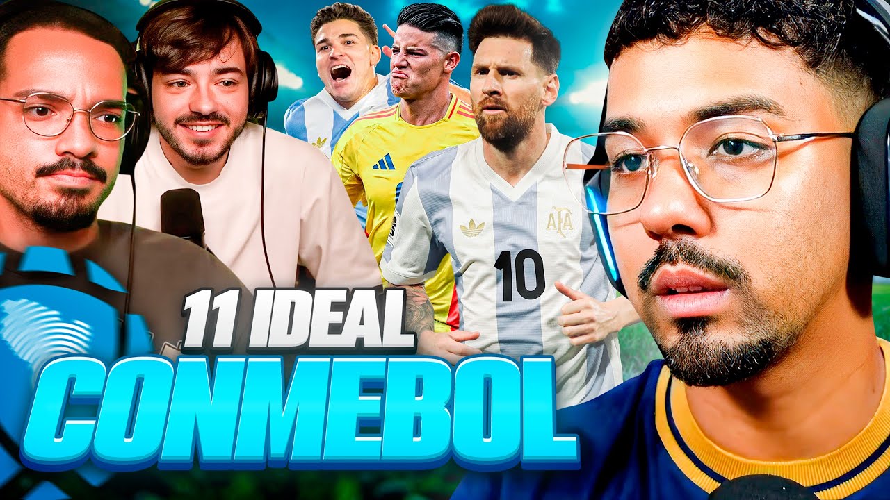 11 IDEAL DE CONMEBOL ACTUALMENTE. NO ELEGIMOS A NINGÚN JUGADOR DE UNA SELECCIÓN PRE-HISTÓRICA