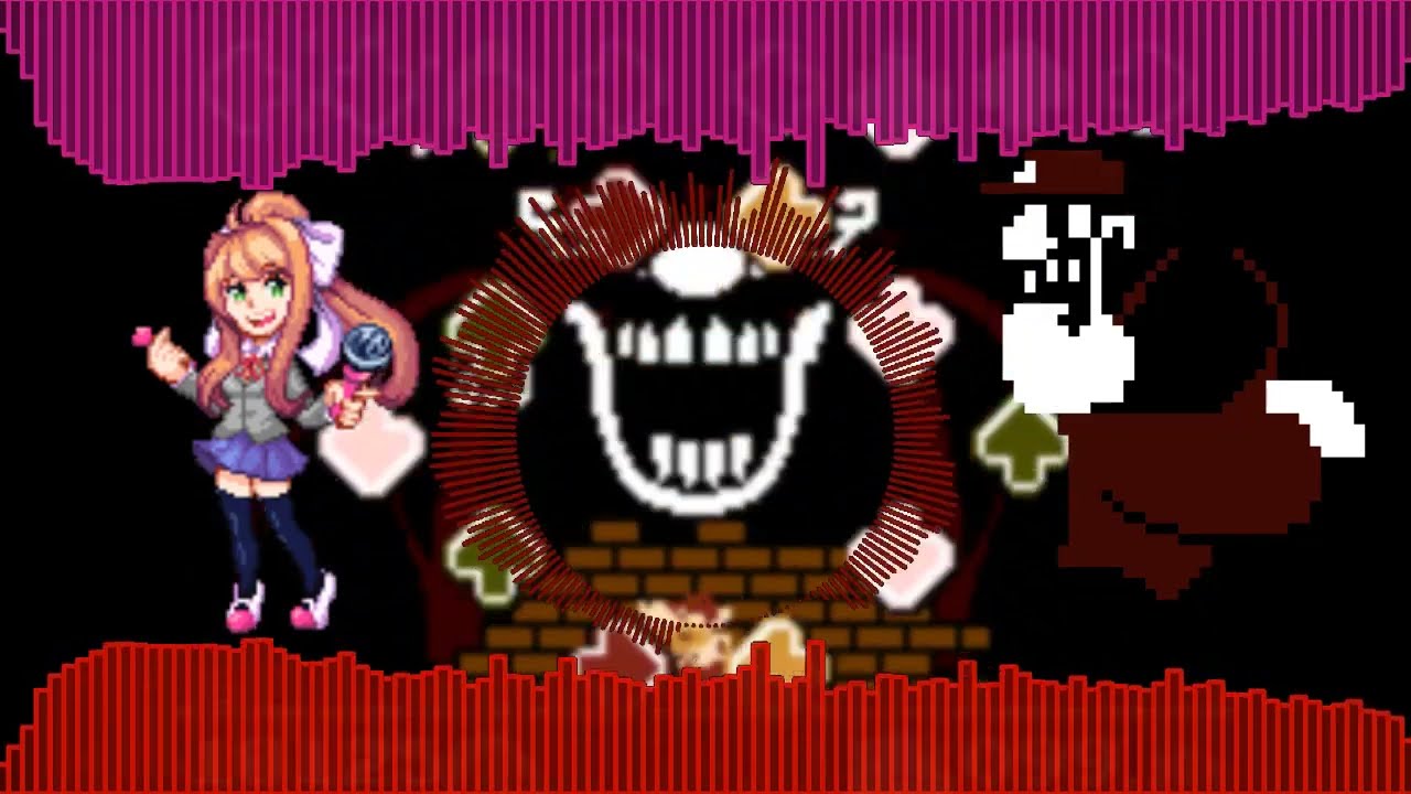 Game Over - FNF: Vs. MX/Mario 85 / Monika Cover