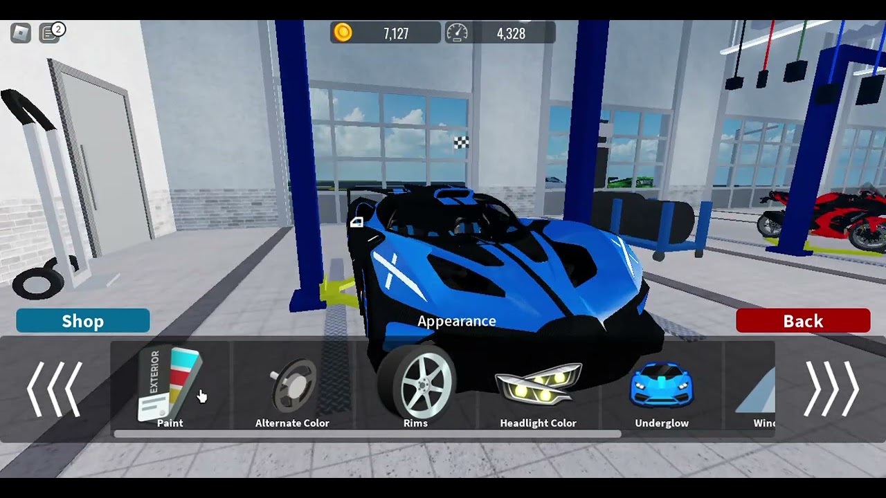 Purchasing the Bugatti Bolide (13mil) in Vehicle Legends, Roblox