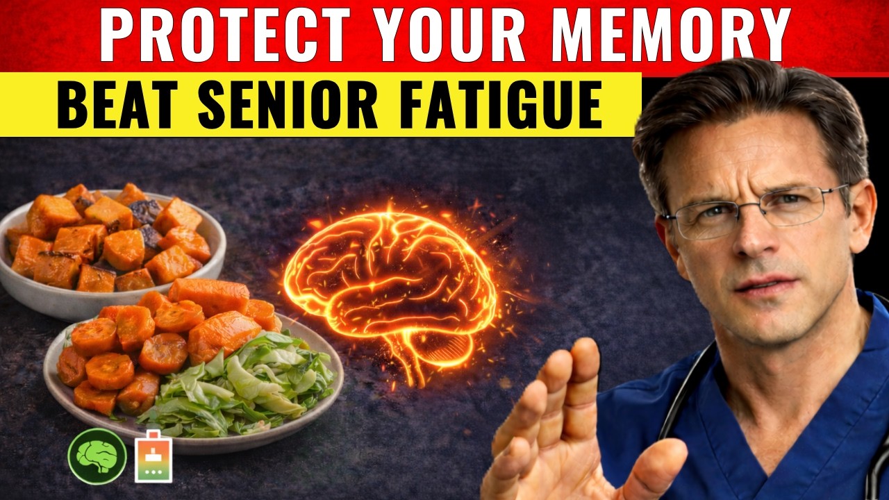 SENIORS: COOKED VEGETABLES That SUPPORT BRAIN HEALTH and REDUCE FATIGUE