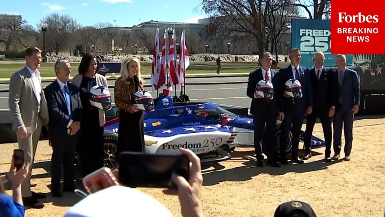 JUST IN: Sean Duffy, Doug Burgum Attend Grand Unveiling Of INDYCAR Track Set To Run Through D.C.