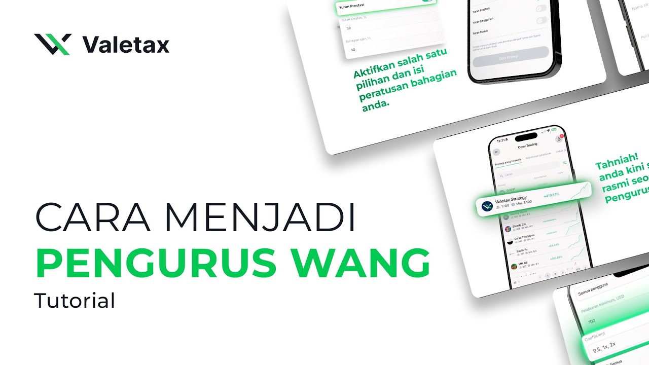 Bagaimana Menjadi Pengurus Wang dalam Copytrading dengan Valetax