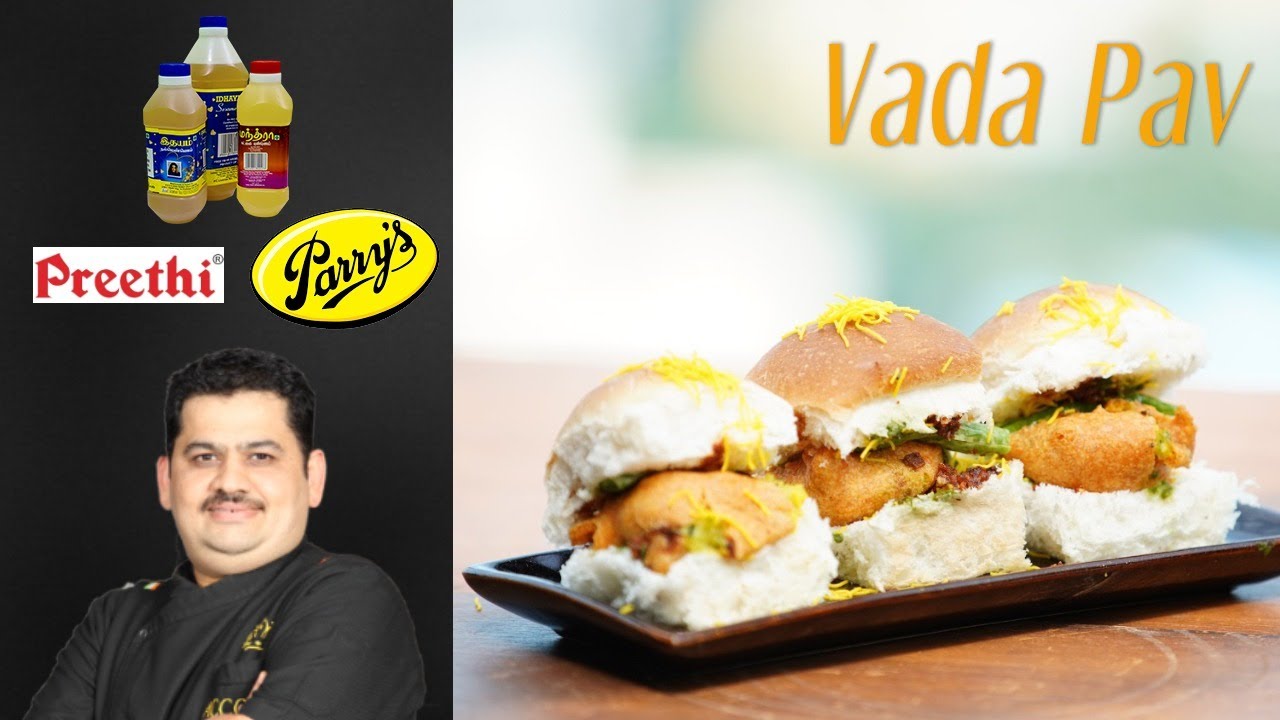 Venkatesh Bhat makes Vada Pav | வட பாவ் | Mumbai style vada pav | wada pav