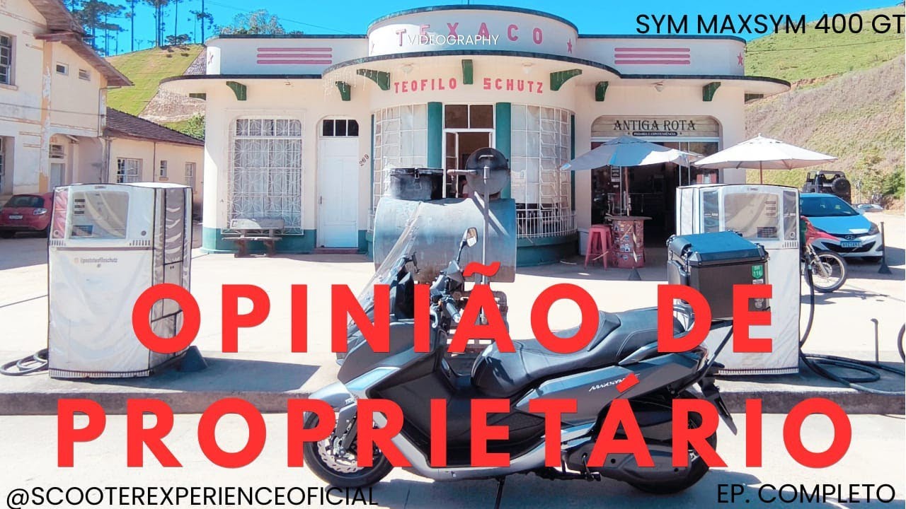 OPINIÃO DE PROPRIETÁRIO SYM MAXSYM 400 GT - vídeo completo