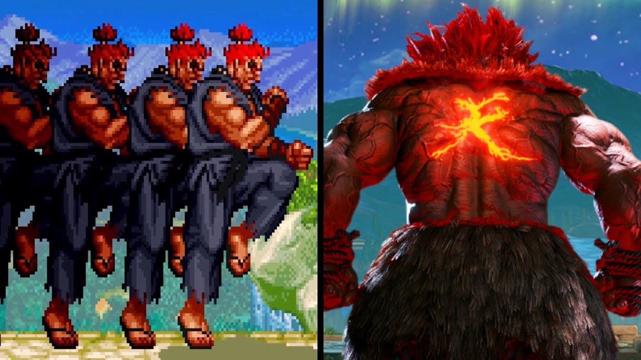 Evolution Of Akuma Super Moves (1995- 2024)