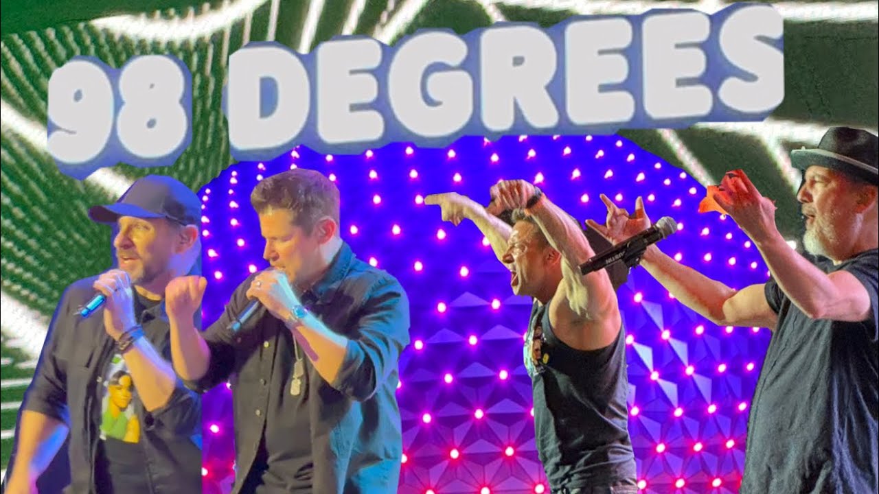 98 degrees at Epcot eat to the beat concert 2024 #98degrees #boyband