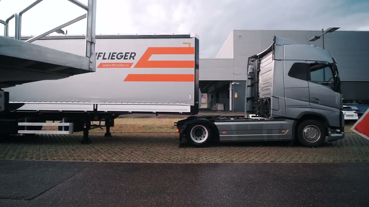 САМЫЙ инновационный ПОЛУПРИЦЕП в России | AUFLIEGER