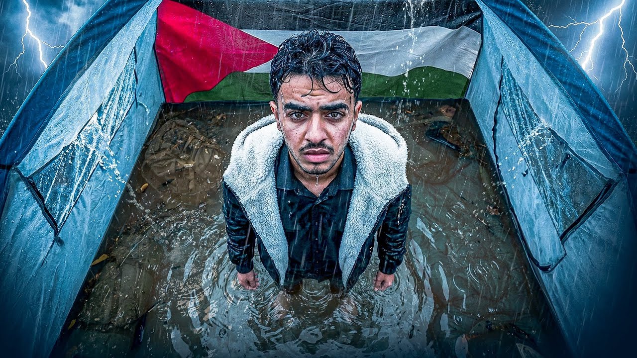 Watch This: A Day in My Tent in Gaza — Storms, Floods & Survival ! 🇵🇸💔