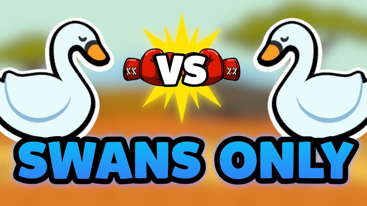 Super Auto Pets but we can only use SWANS
