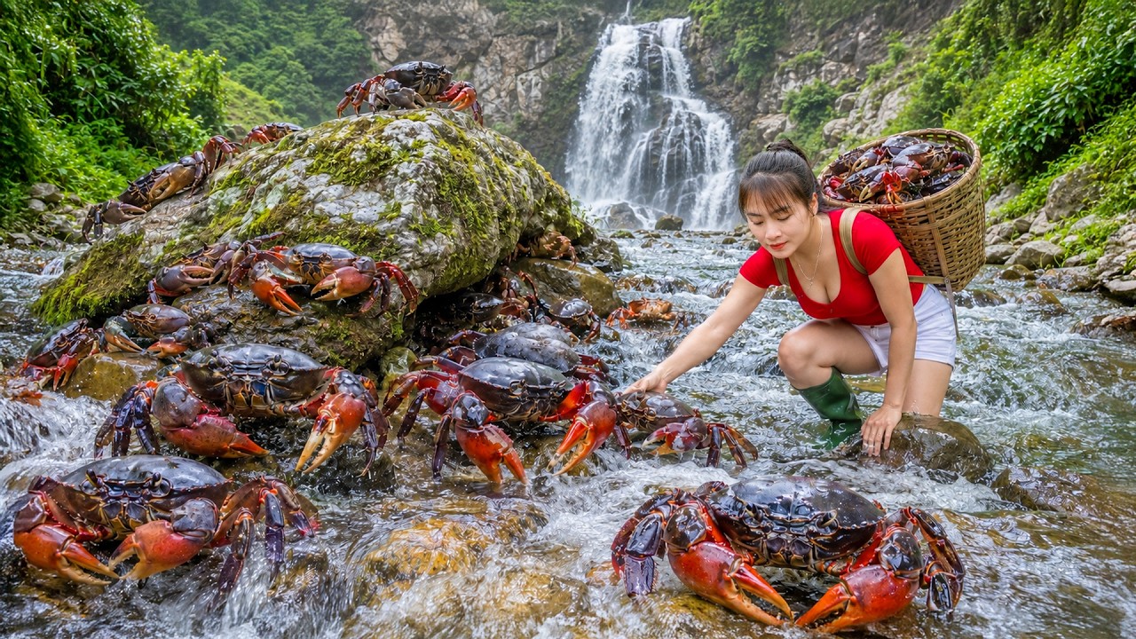 King Crab from the Mountain Forests | Caught and Prepared into Delicious Dishes