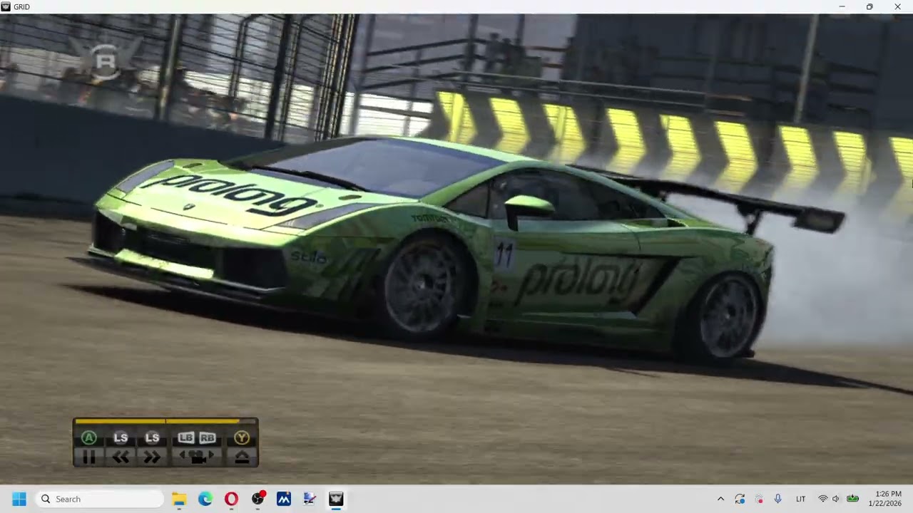 Race Driver GRID Best Replays 225 Long Beach SC LAMBORGHINI GALLARDO GT #11 Bill Hoax