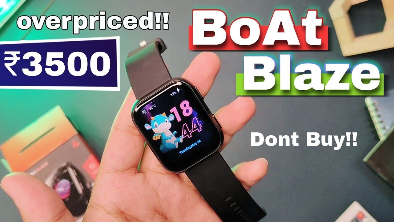 boAt Blaze Smart Watch Unboxing & Review In Hindi - Apollo 3 Processor ka Asli Sach!!🥵