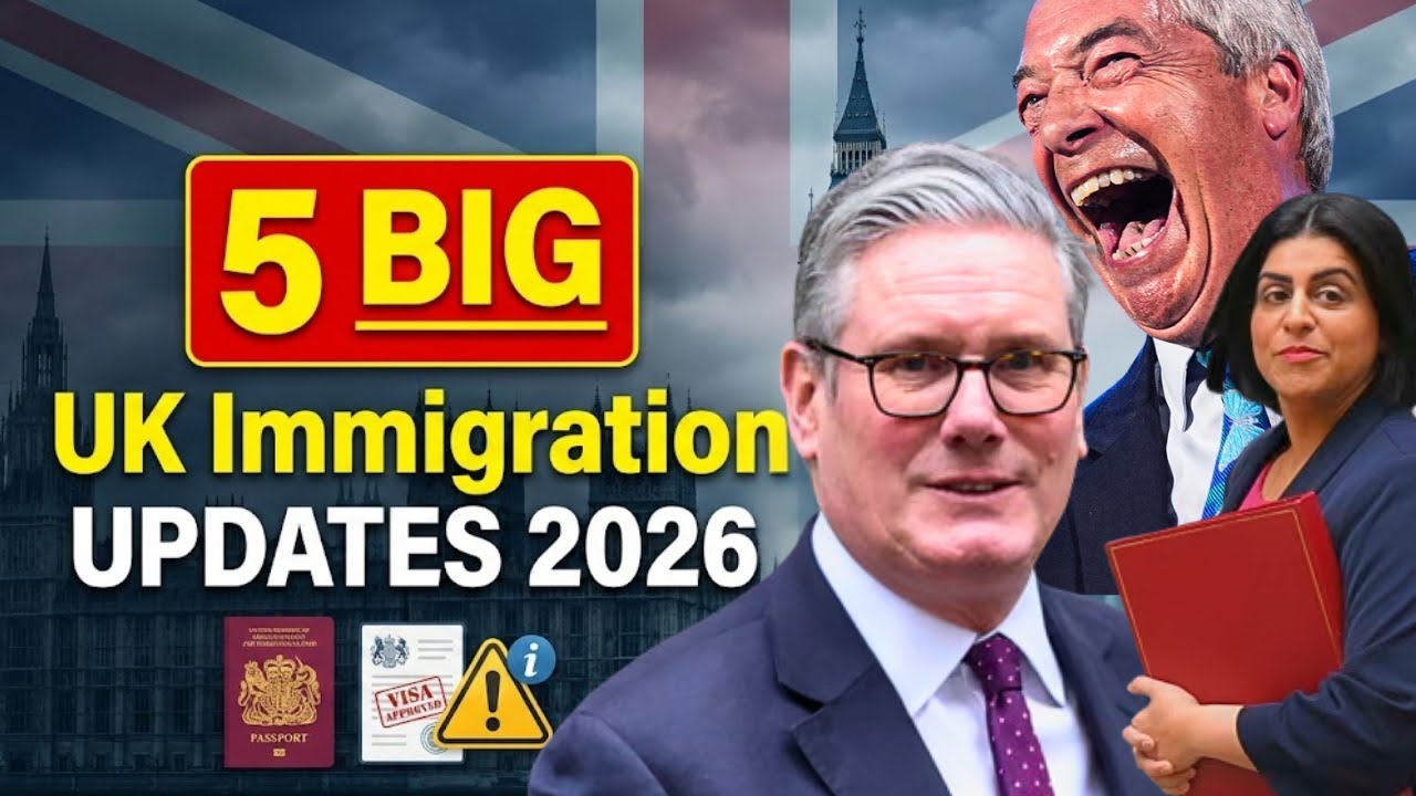 Top 5 Major UK Immigration Changes in 2026 ~ UK Immigration News 2026 Updates ~ BBC News