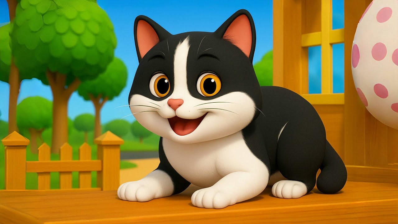 म्याऊं म्याऊं बिल्ली करती | Meow Meow Billi Karti Upar Pankha Chalta Hai | ऊपर पंखा चलता है Rhyme