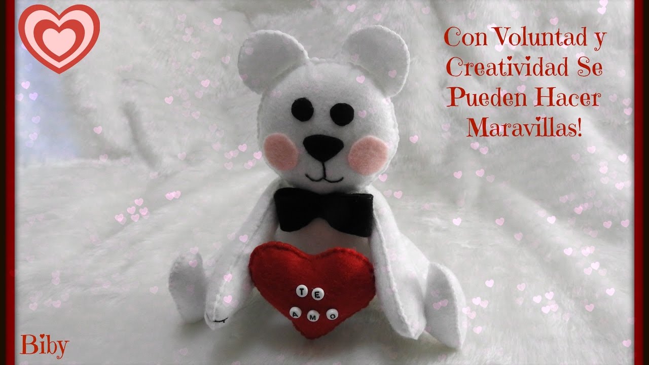 OSITO ENAMORADO DÍA DE LA AMISTAD Febrero 2017
