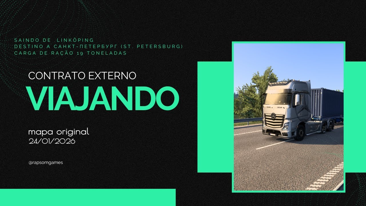 👽 CONTRATO EXTERNO CARGA DE RAÇÃO 19 TONELADAS 🔴