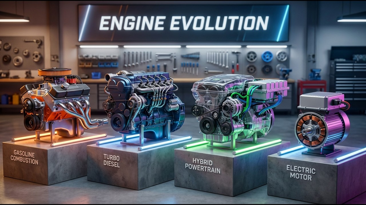 A evolução dos Motores