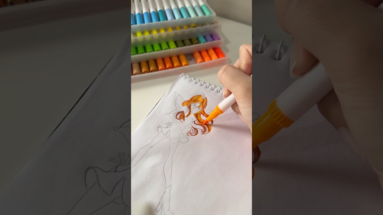 BLOOM TRANSFORMATION SPEED DRAWING ✨ | Winx Club
