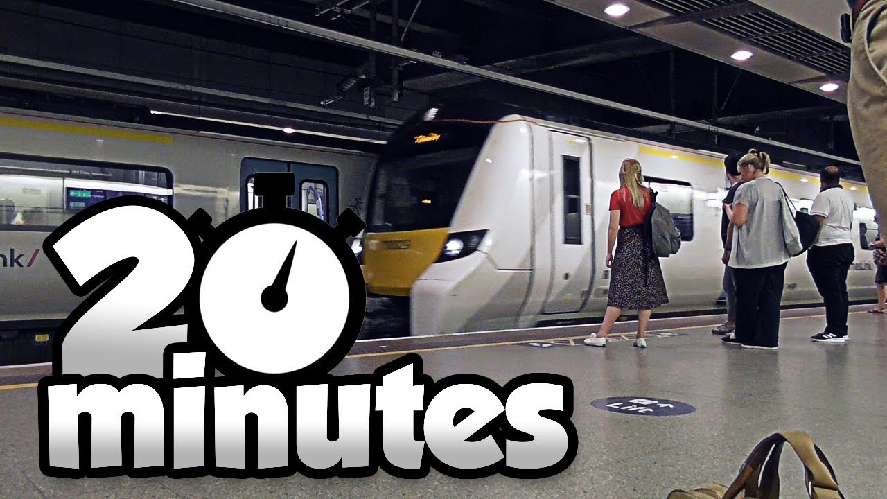 20 Minutes of Thameslink Trains at St Pancras International