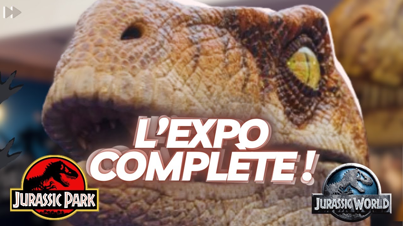 VOUS AVEZ RATÉ L’EXPO JURASSIC PARK ? REVIVEZ-LA ICI !