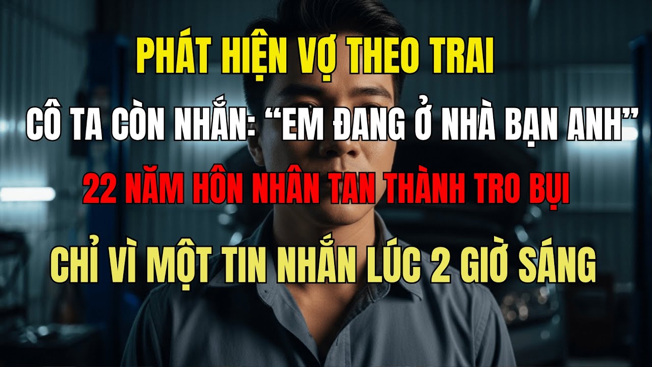 Vợ nhắn “Em đang ở nhà bạn anh