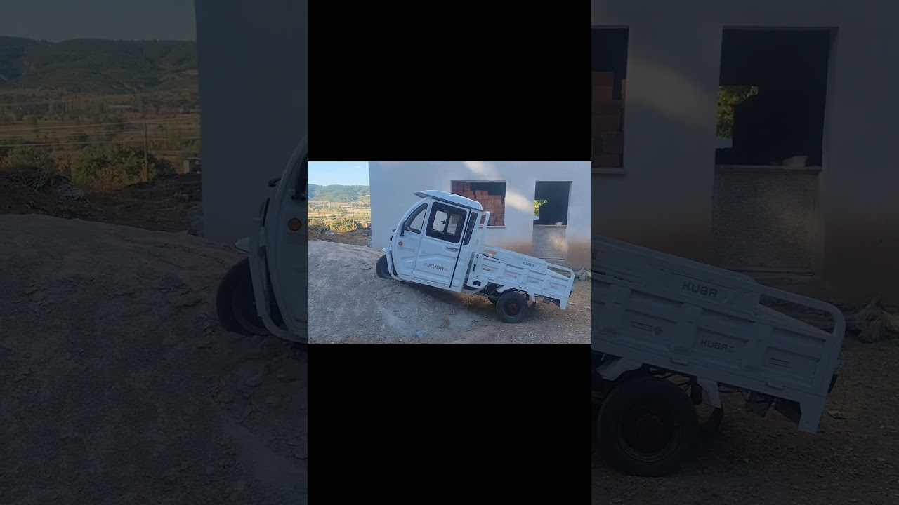 e kamyonet K&uuml;ba 3 tekerlekli elektrikli motor