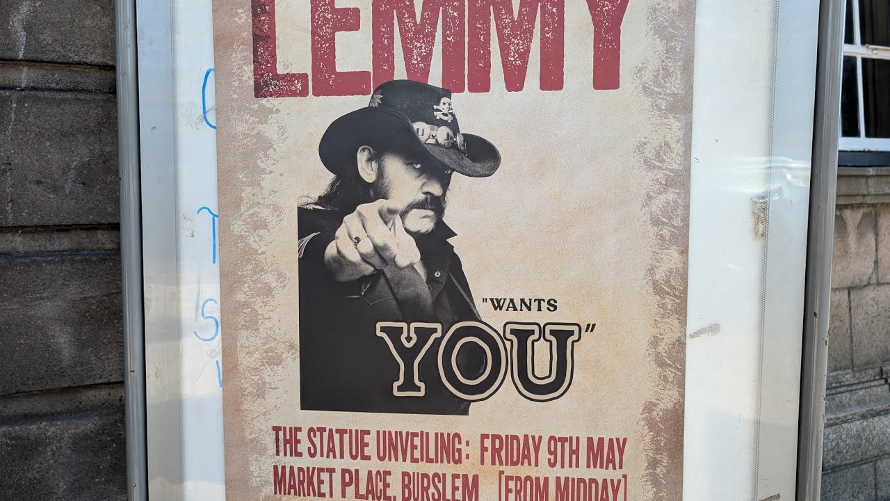 BURSLEM - Lemmy Kilmister Statue Unveiling, We Speak To Fans About What It Could Do For The Town👀🤘🎥
