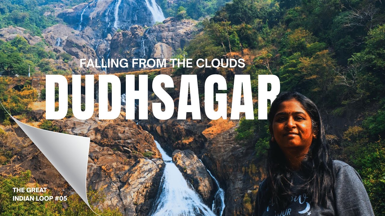 Falling from the Clouds: Dudhsagar Waterfalls Like NEVER Seen Before (4K)