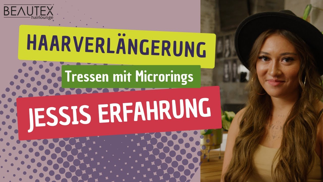 Tressen Haarverl&auml;ngerung mit Microrings - @BEAUTEX