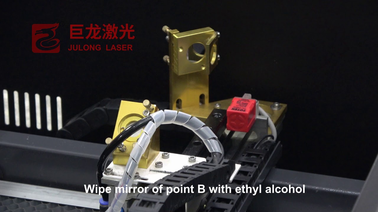 julong laser 4040 clean lens and daily maintenance
