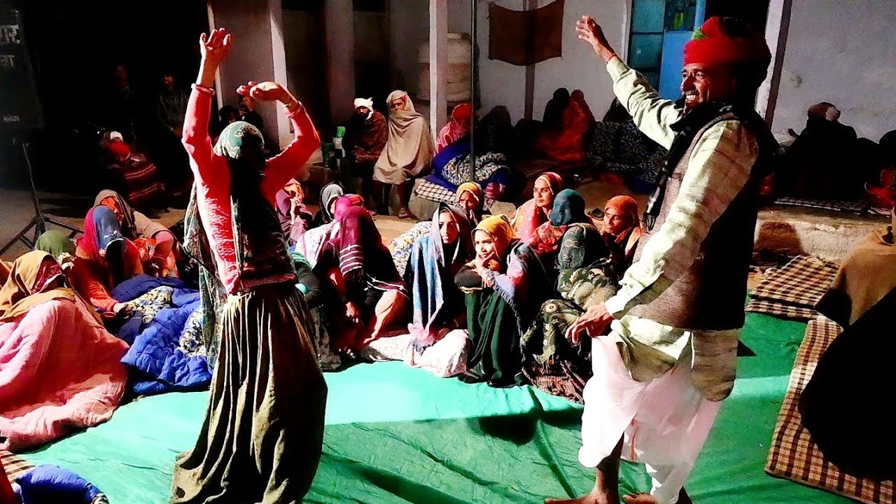 लावा में कृष्ण लीला में  ब्याण ओर ब्याई जी का जबरदस्त डांस
