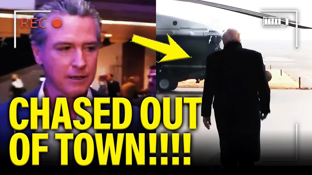 Trump GETS SCARED as Gavin CHASES HIM OUT of SUMMIT!!!