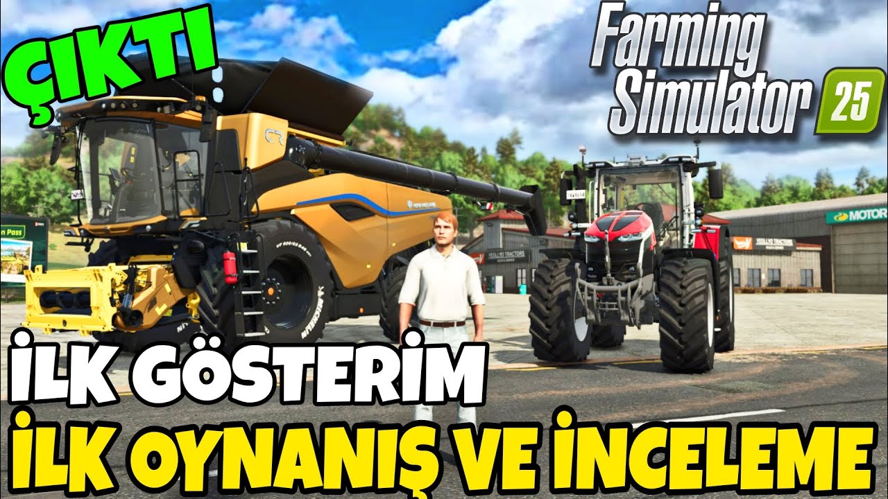 Farming Simulator 25 İLK OYNANIŞ  - T&Uuml;M DETAYLAR İNCELEME #55_ragnar FS25 CR11 MF 9S / FIRTINA