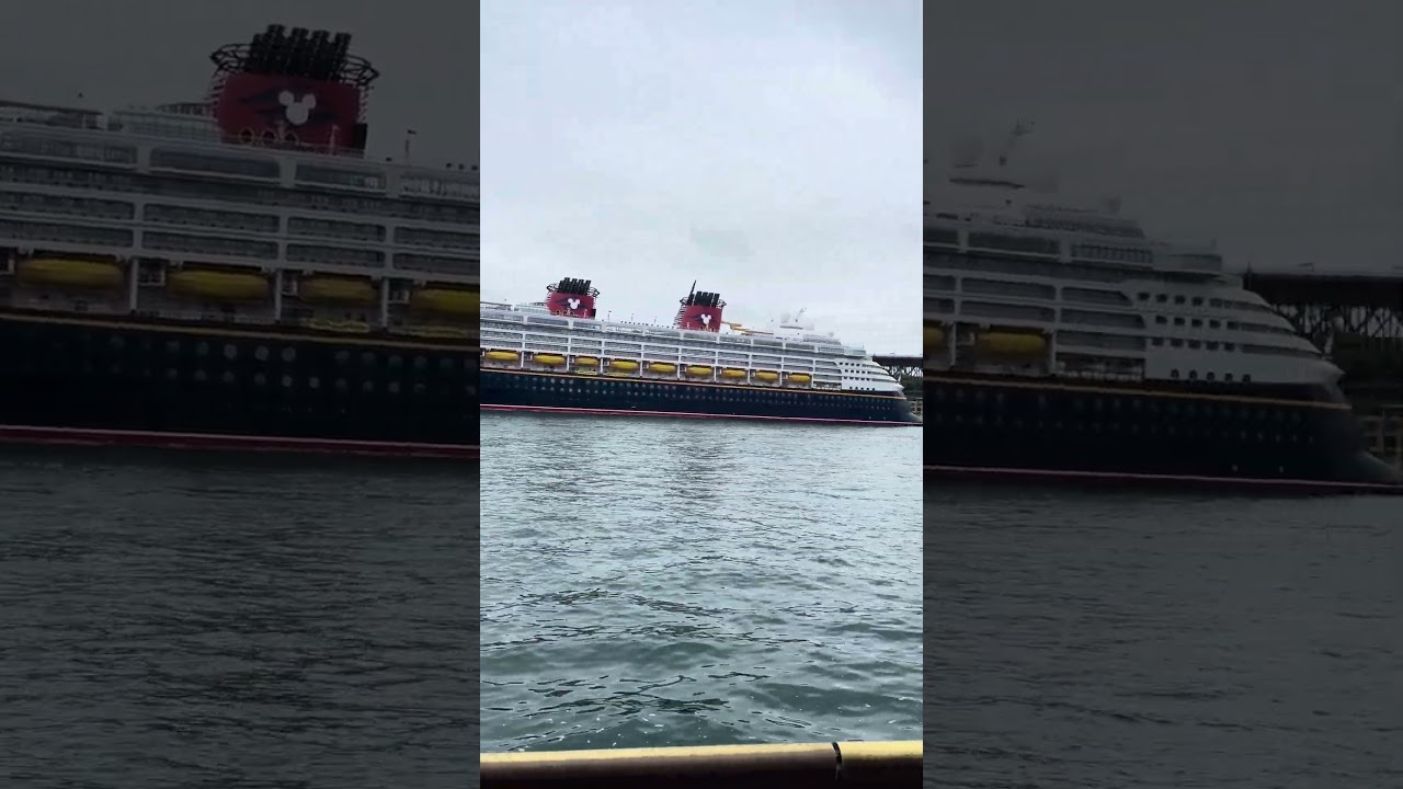 Disney Wonder Cruiser at Sydney Harbour
