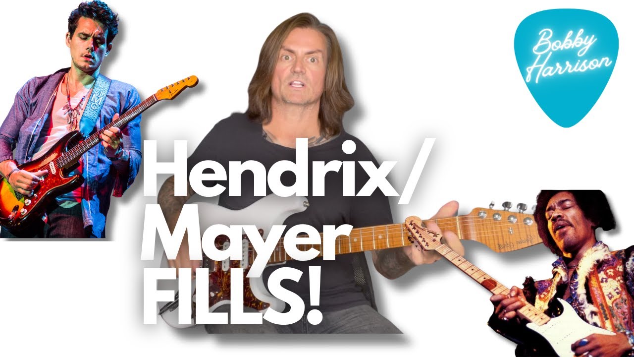 JIMI HENDRIX/JOHN MAYER-Style Double Stops & Fills with TAB!