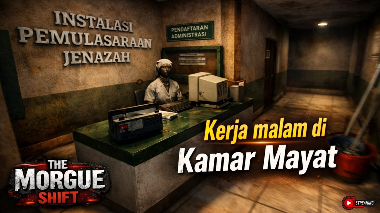 BERANI JAGA KAMAR MAYAT SENDIRIAN | ROBLOX THE MORGUE SHIFT‼️
