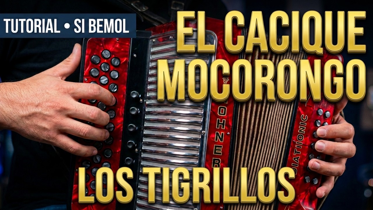 El Cacique Mocorongo-Los Tigrillos-Si Bemol-Acordeon FA