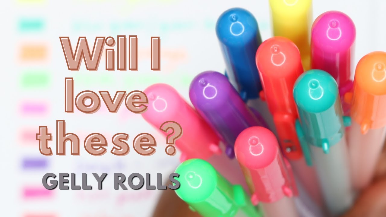 Sakura GELLY ROLL MOONLIGHT Gel Pens Swatches | First Impression