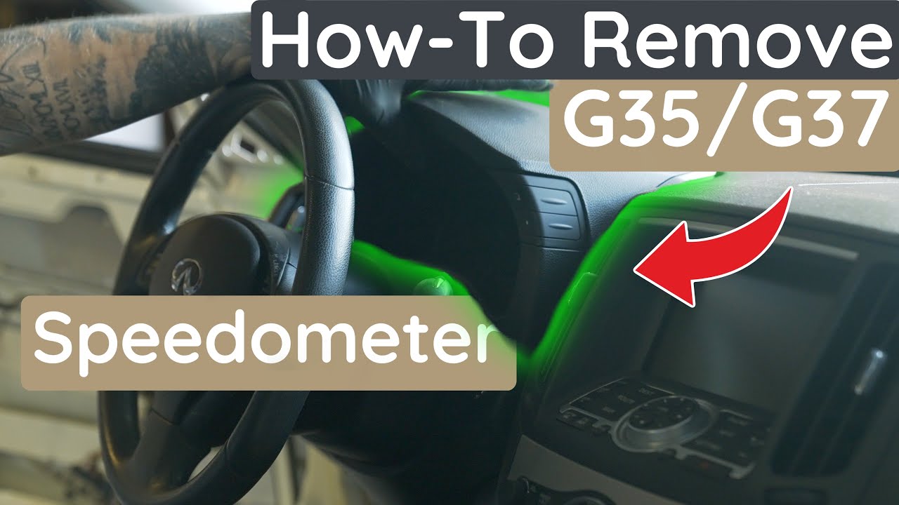 How to Remove a G35/G37 Sedan Speedometer