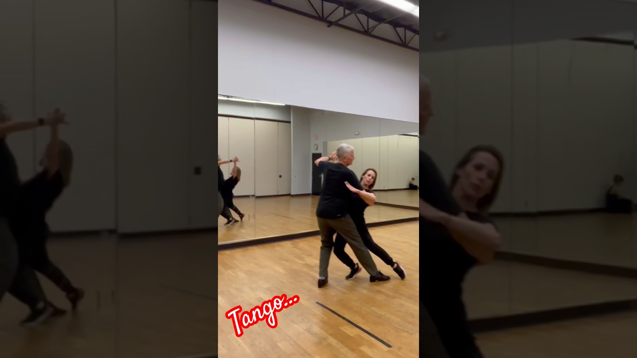 Silver tango oversway and ronde #tango #basics #americansmooth #dancestudio #dance