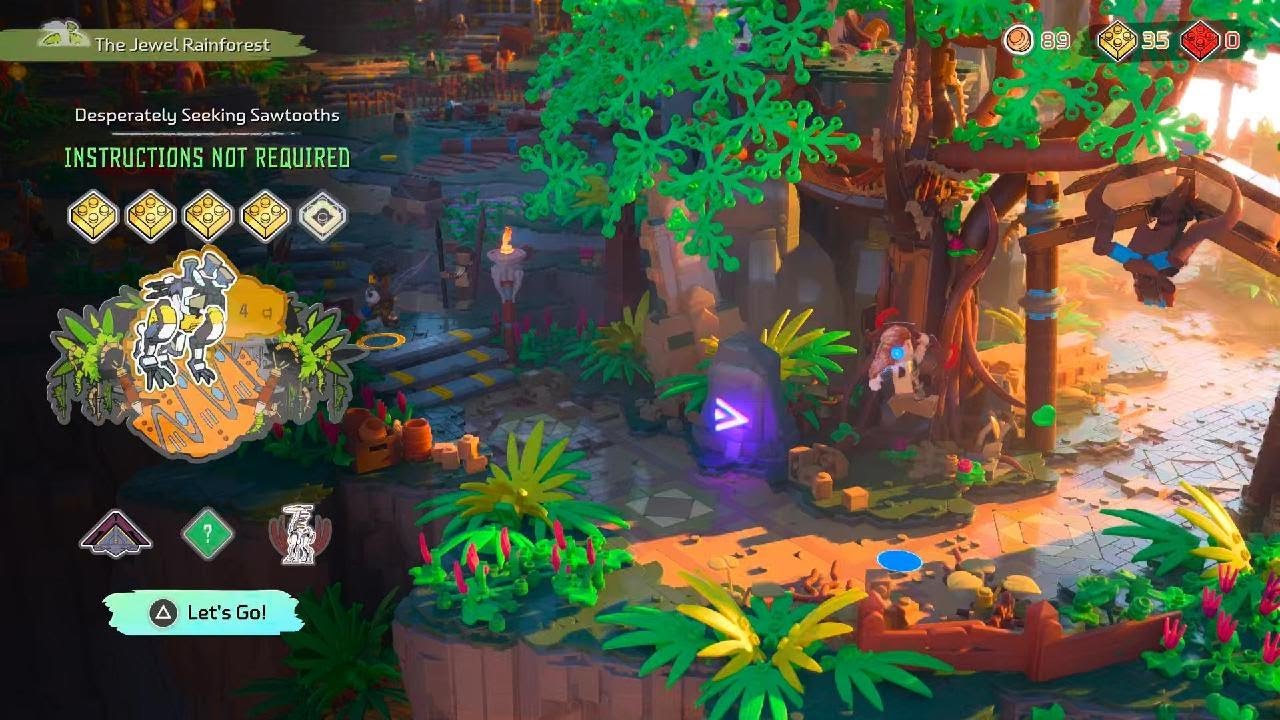 LEGO Horizon Adventures Father & Son Co-Op Desperately Seeking Sawtooths: INSTRUCTIONS NOT REQUIRED
