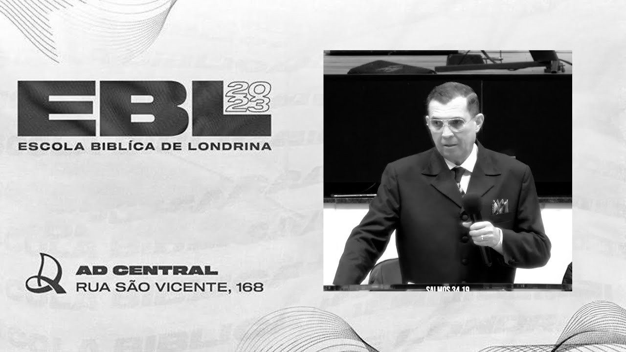 EBL 2023 | PR. CLAUDIO GAMA | FIDELIDADE AO MOVER DO ESPÍRITO SANTO | PARTE 1