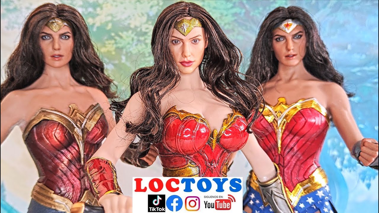 🤩 Custom Wonder Woman  Tbleague Phicen 1/6 action figure Hot Toys Concept Kitbashing LOCTOYS