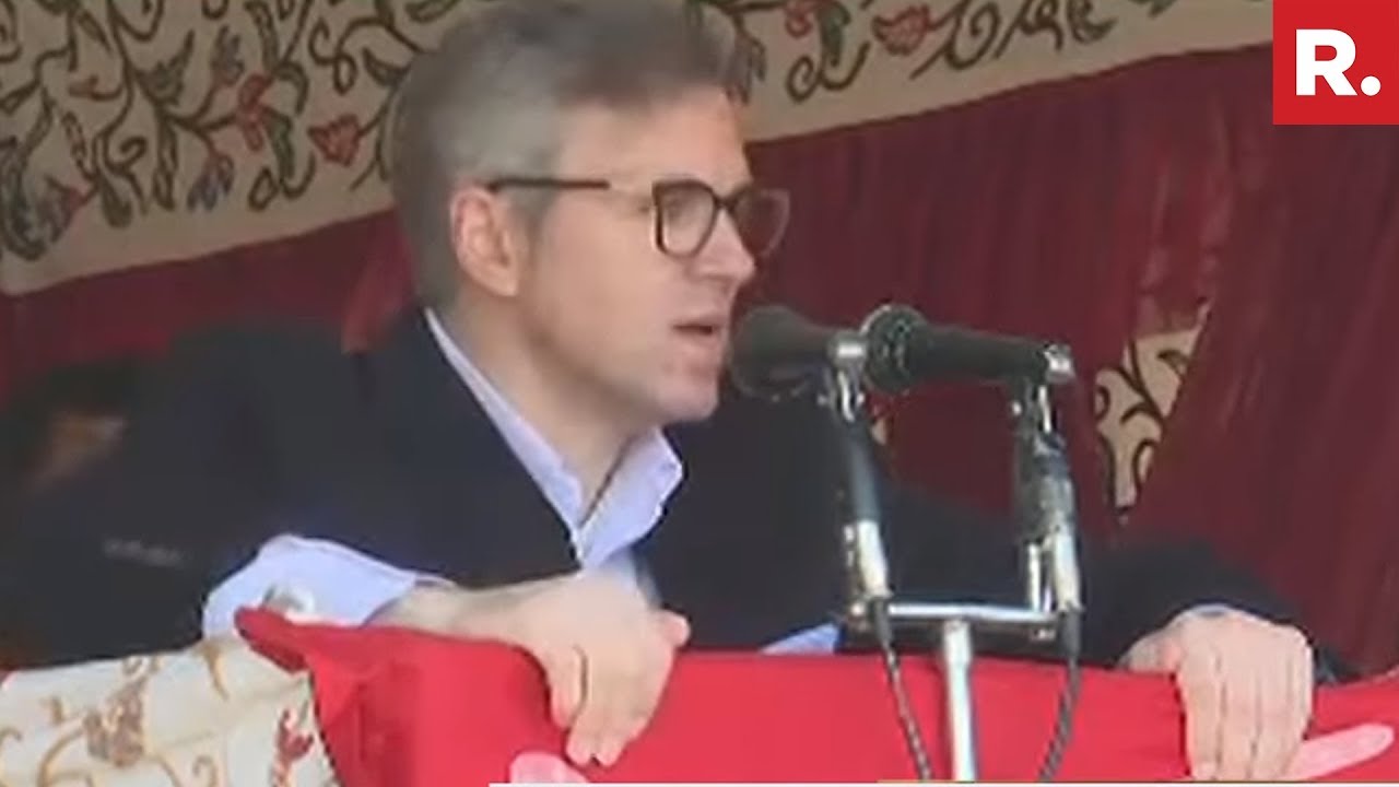 Omar Abdullah Addresses Election Rally In J&K's Baramulla, Targets Forces In Kashmir